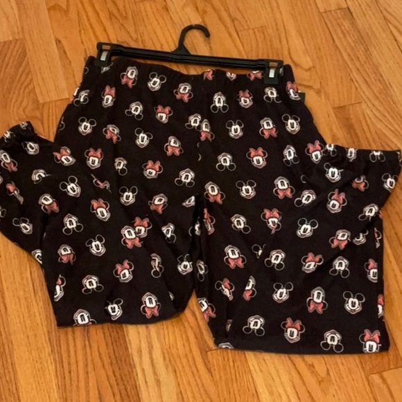 Disney Other - Disney Black and Pink Mickey Mouse Lounge Pants